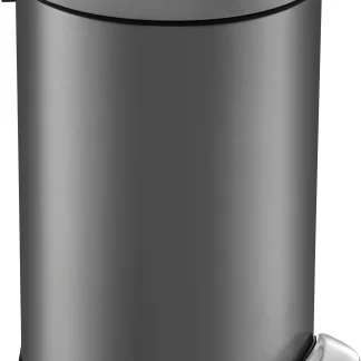 Treteimer Luna 20 L Edelstahl schwarz Anti-Fingerprint