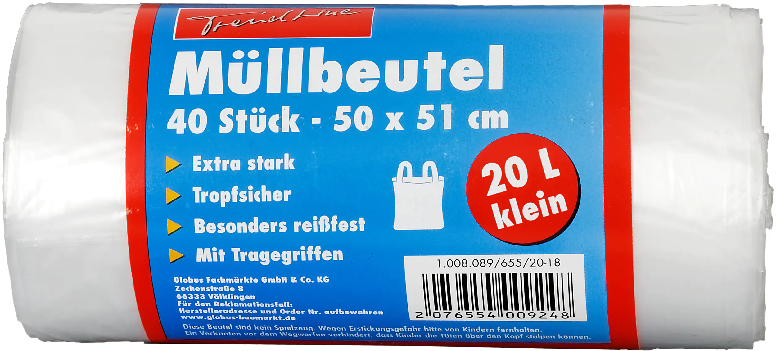 TrendLine Müllbeutel 20 L 40 Stück