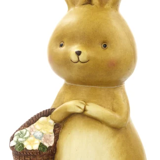 TrendLine Hase mit Blumenkorb 46 cm