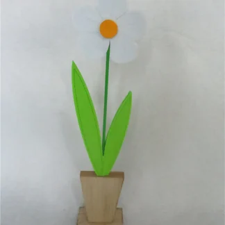TrendLine Filz Deko-Blume 9 x 9 x 38 cm