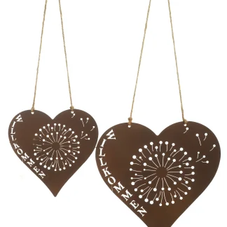 TrendLine Dekofigur Herz klein zum Aufhängen 18 x 18 x 47 cm