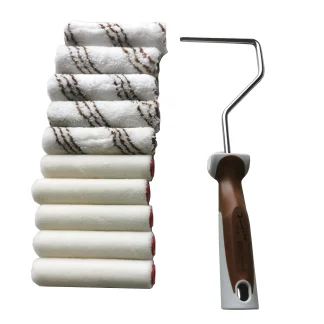 TrendLine Kleinrollerset Lasuren 10 cm 10 mm 11-teilig