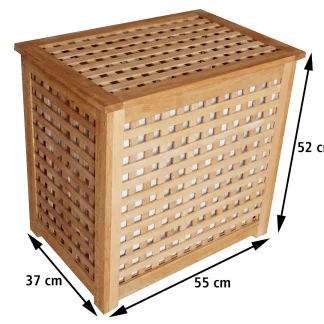 Primaster Wäschesammler natur Buche FSC 55 x 37 x 52 cm