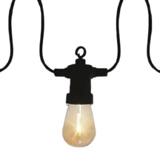 TrendLine LED Lichterkette 10 LED Edison Birne für Außen, LED Technik