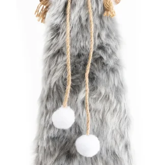 TrendLine Dekofigur Engel 60 x 16 cm grau weiß