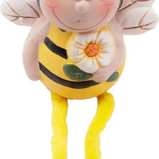 TrendLine Dekofigur Biene aus Terracotta 7,5 x 5 x 9 cm