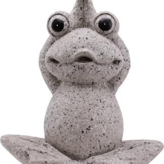 TrendLine Dekofigur Frosch aus Magnesia 34 x 19 x 42 cm