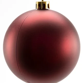 TrendLine Weihnachtskugeln bruchfest Ø 8 cm magnolienrosa 6 Stück