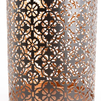 TrendLine Windlicht Ø 15 x 21,5 cm schwarz-gold