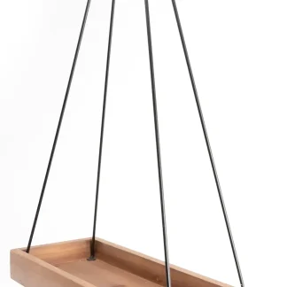 TrendLine Dekofigur Metall Tannenbaum 80 x 40 cm natur-schwarz