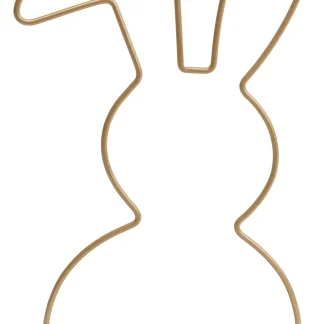 TrendLine Dekofigur Hase gold 14,5 x 6 x 29,5 cm