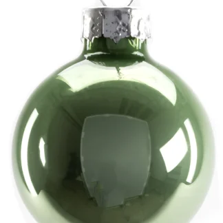 TrendLine Weihnachtskugeln aus Glas Ø 3,5 cm salbeigrün 16 Stück