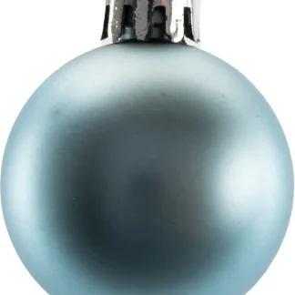 TrendLine Weihnachtskugeln bruchfest Ø 4 cm dämmerungsblau 16 Stück
