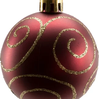 TrendLine Weihnachtskugeln bruchfest Ø 6 cm magnolienrosa 6 Stück