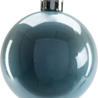 TrendLine Weihnachtskugeln bruchfest Ø 6 cm dämmerungsblau 25 Stück