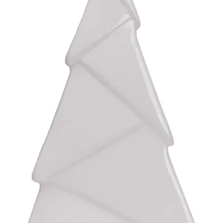 TrendLine Dekofigur Keramik Tannenbaum 28 x 16 cm weiß