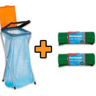 Müllsackständer inkl. Gartenabfallsäcke