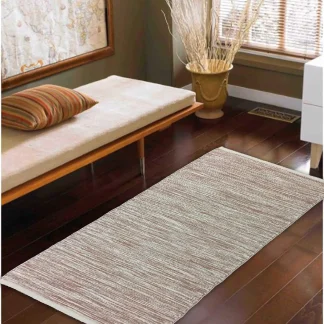 TrendLine Flachwebteppich Bali rose-creme meliert, 80 x 150 cm