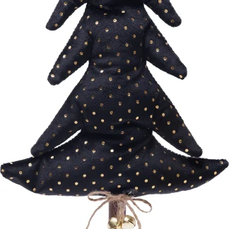 TrendLine Dekofigur Tannenbaum 38 x 17 cm schwarz-gold