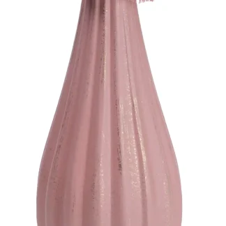 TrendLine Kerzenhalter Holz Ø 11 x 28 cm rosa