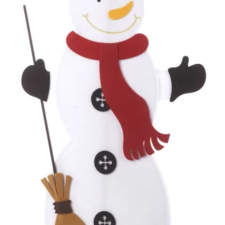 TrendLine Deko Schneemann Filz 41 x 8 x 82 cm