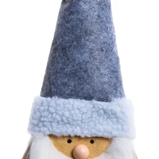 TrendLine Dekofigur Nikolaus 46 x 17 cm grau-weiß