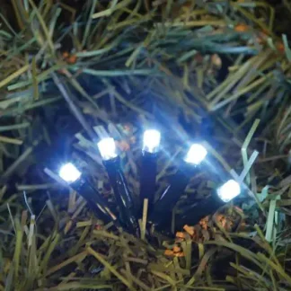 TrendLine LED Lichterkette mit 200 LED kaltweiß für den Außenbereich
