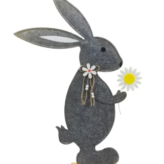 TrendLine Deko Hase Filz 35 x 6 x 52 cm
