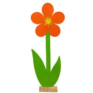 TrendLine Filz Deko-Blume 31 x 7 x 88 cm