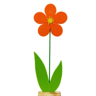 TrendLine Filz Deko-Blume 15 x 5 x 36 cm