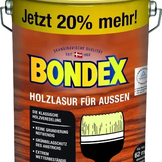 Bondex Holzlasur für Außen 4,8 L eiche hell