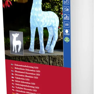 Konstsmide LED Acryl Rentier 176 kalt weiße Dioden