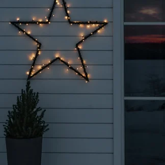 Konstsmide LED Solar Lichterkette 200 bernsteinfarbene Dioden
