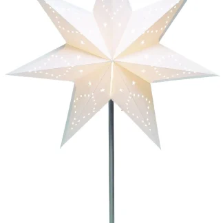 Markslöjd Papier-Standstern Saturnus weiß, Ø 45 x 64 cm