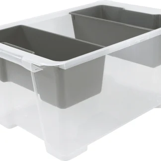 Rotho Aufbewahrungsbox EVO Easy 44 L transparent 58,3 x 39,2 x 27,7 cm