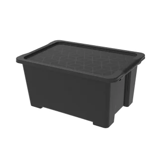 Rotho Aufbewahrungsbox EVO Easy inkl. Deckel 44 L BLACK COLLECTION