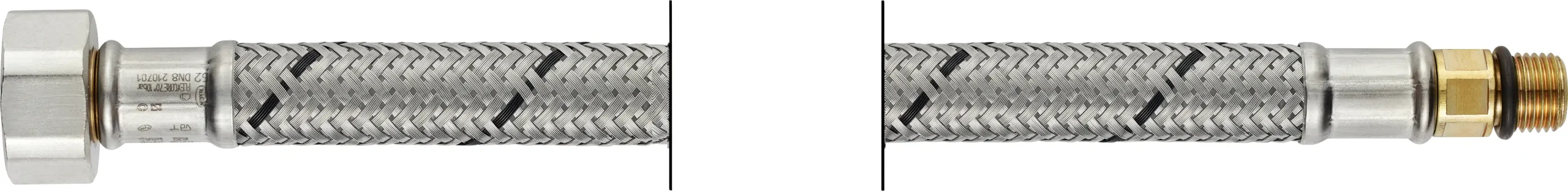 FLEXO Anschlussschlauch FLEXO® IG 3/8" x AGK M10x1 DN8, 50 cm