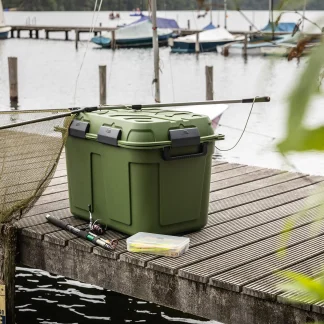 Sunware Aufbewahrungsbox Q-Line 160 L OUTDOOR grün/anthrazit
