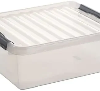 Sunware Aufbewahrungsbox Q-Line 25L transparent 50 x 40 x 18 cm