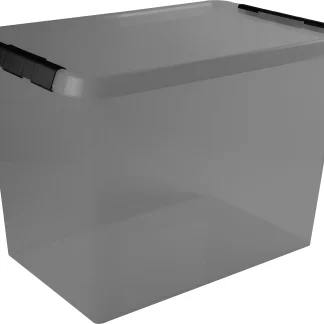 Sunware Aufbewahrungsbox Q-Line 72L rauchgrau 60 x 40 x 42 cm