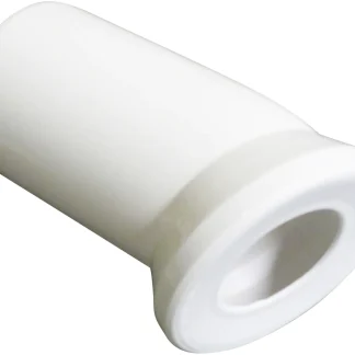 Wisa WC-Anschlußbogen Uni 22° weiß, 15 cm