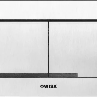 Wisa Betätigungsplatte XT Kantos DF edelstahl gebürstet