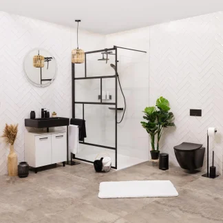 Wisa Betätigungsplatte XT Kantos DF Glas schwarz