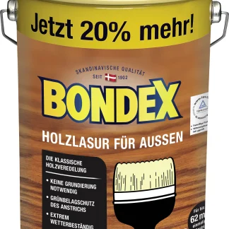 Bondex Holzlasur für Außen 4,8 L dunkelgrau