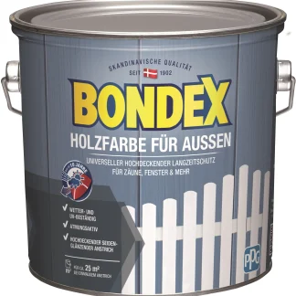 Bondex Holzfarbe für Aussen 2,5 L lichtgrau