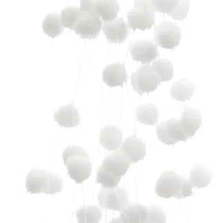 Kaemingk Schneeballgirlande 135 cm