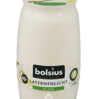 Bolsius Laternenlicht weiß, Höhe 9,5 cm, Ø 5,7 cm