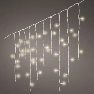 Kaemingk LED Lichterkette Icicle Lights 490 Lichter 20 m weiß
