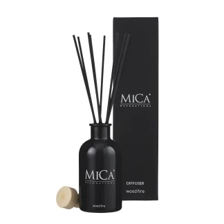 Mica Duftstäbchen im Glas Wood Fire 14,5 x 6,5 cm