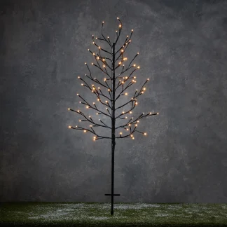 Garden d'light Zweigen Baum schwarz mit LED 80 x 120 cm